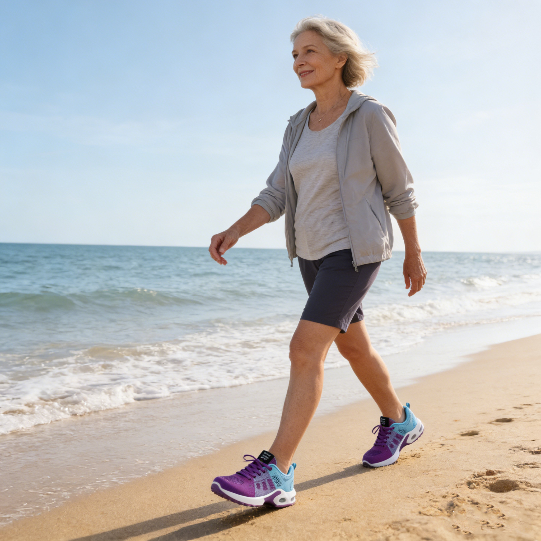 (🔥Днес с 40% отстъпка – не пропускайте!) ⏰Ергономични – меки и удобни ортопедични спортни обувки с въздушна възглавница✅ (поддръжка на свода, стабилна походка)