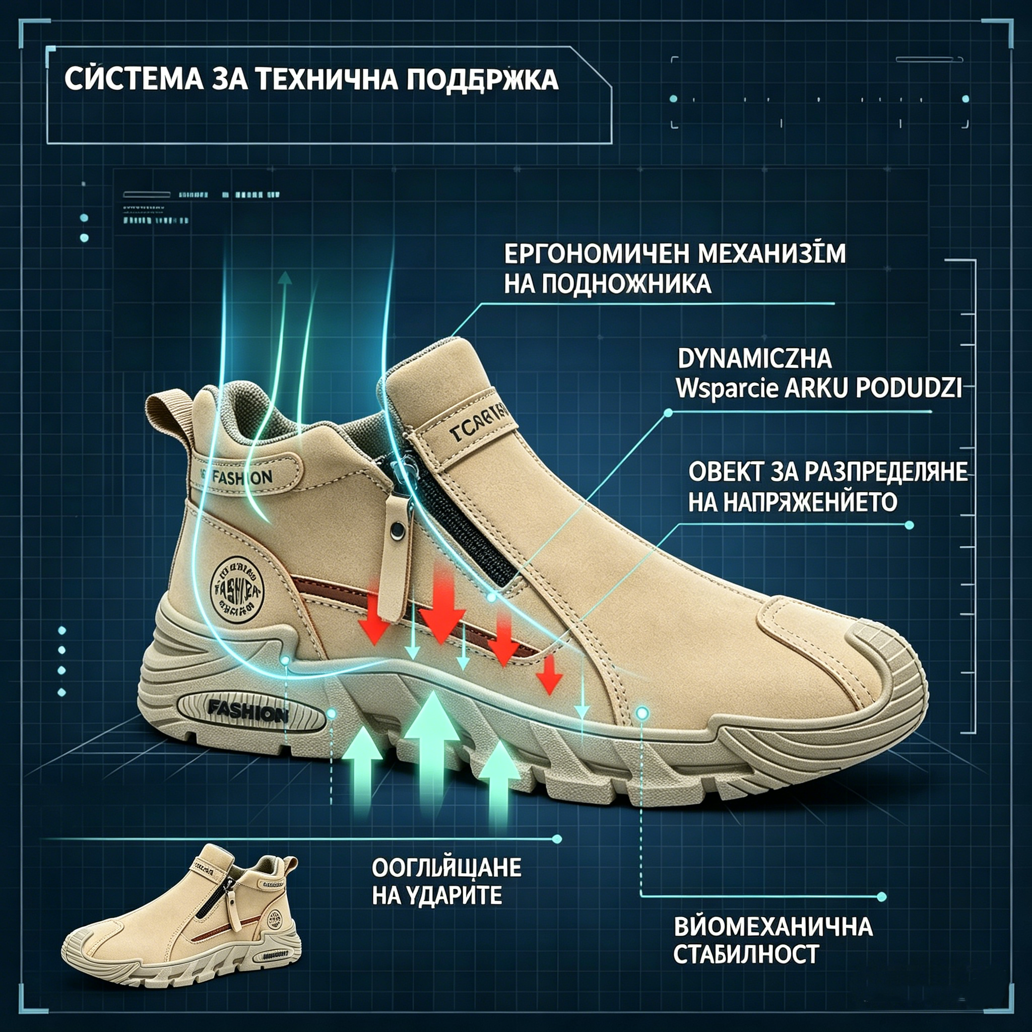 🎁 Специална оферта: 60% отстъпка 🎁 Мъжки ортопедични обувки за ходене PANCALLS® ✅ (поддръжка на свода, облекчава долния фасциит)