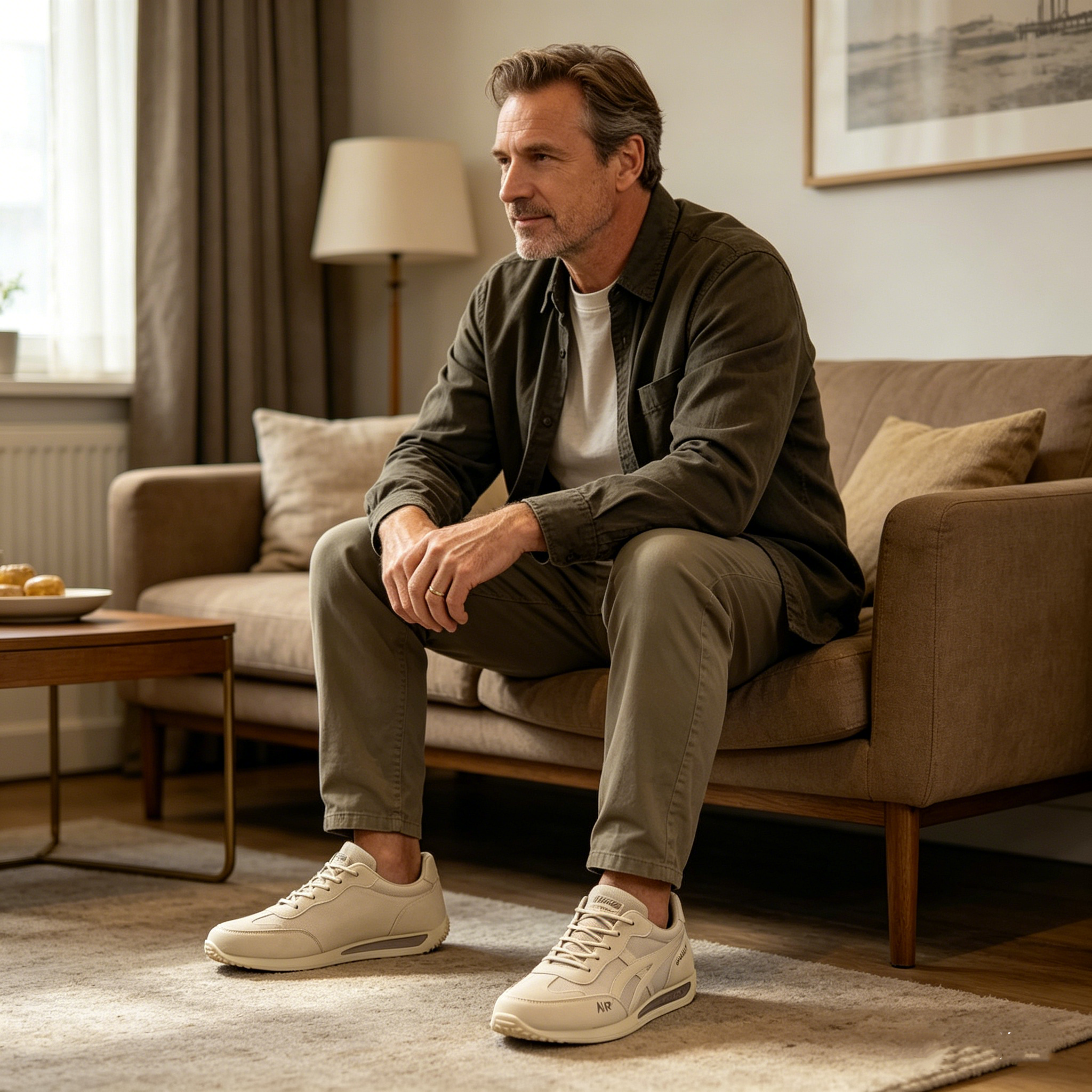 (🔥60% отстъпка днес - не пропускайте!)🎁 Мъжки ортопедични обувки за ходене PANCALLS® ✅ Кажете сбогом на болката в краката и се насладете на комфорт през целия ден!