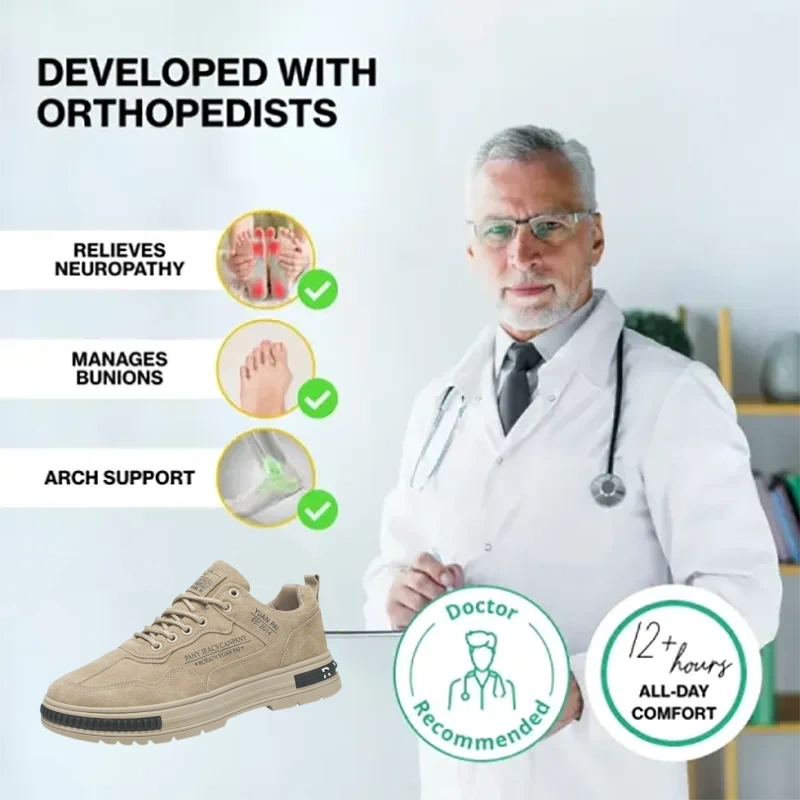 (🔥60% отстъпка днес - не пропускайте!)⏰Ергономично проектирани - меки и удобни ортопедични спортни обувки (поддръжката на свода улеснява ходенето)