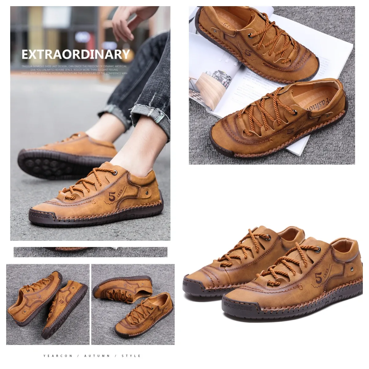 (🔥40% отстъпка днес - не пропускайте!) ⏰Ергономичен дизайн - меки и удобни ортопедични кожени обувки (поддържат свода на стъпалото, облекчават дискомфорта)