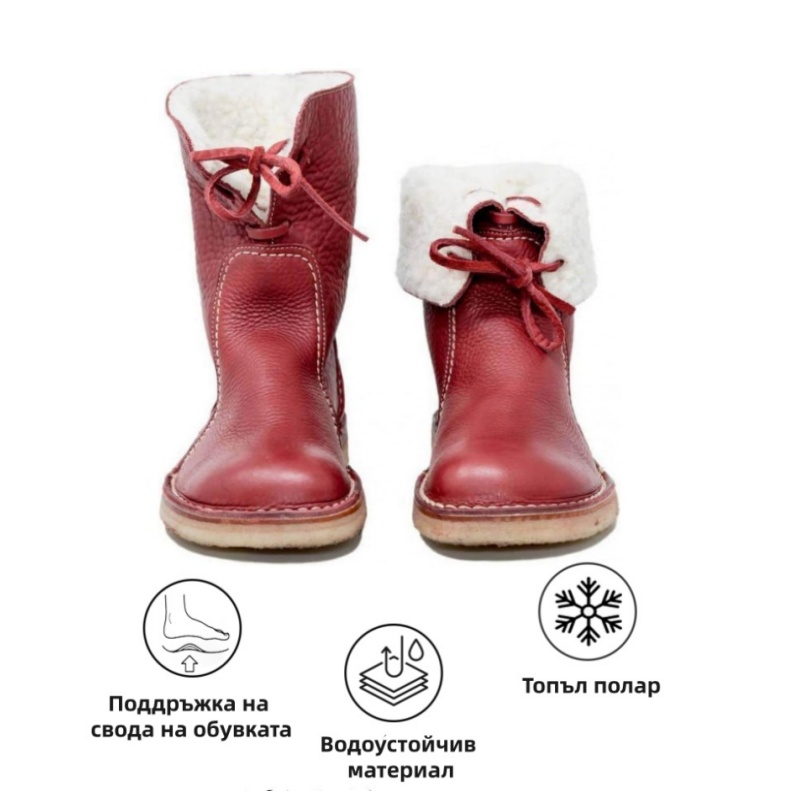 (🔥60% отстъпка днес - не пропускайте тази възможност) ⏰Ергономични - Меки и удобни винтидж ботуши от овча кожа (опора за свода - улеснява ходенето)