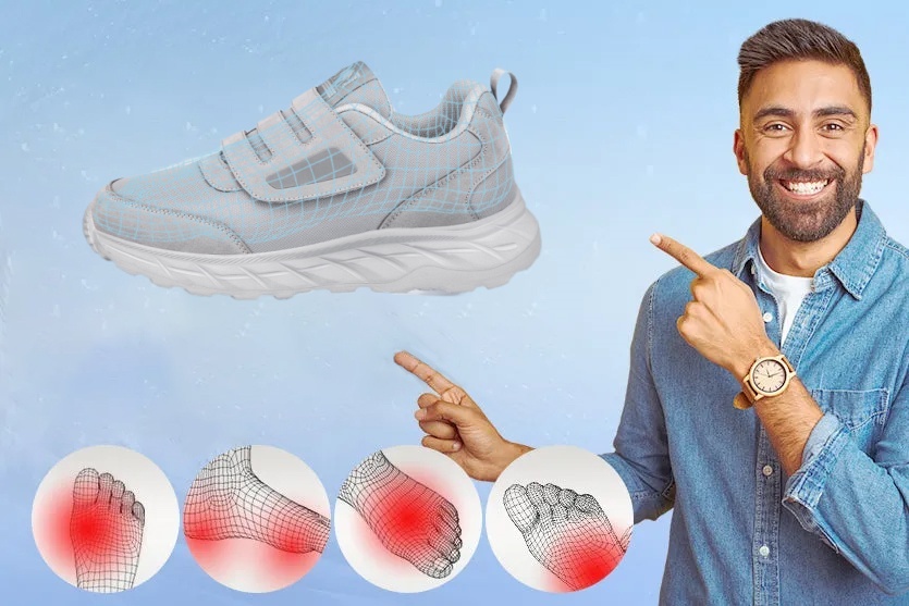 (🔥60% отстъпка днес - не пропускайте) ⏰Ергономични - меки и удобни ортопедични ежедневни/спортни обувки (подпора на свода, опора при ходене)