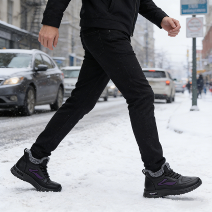 (🔥60% отстъпка днес - не пропускайте!) ⏰ Ергономичен дизайн - меки, удобни и топли кожени ботуши ✅ (Поддръжка на свода - незаменим аксесоар за зимата)