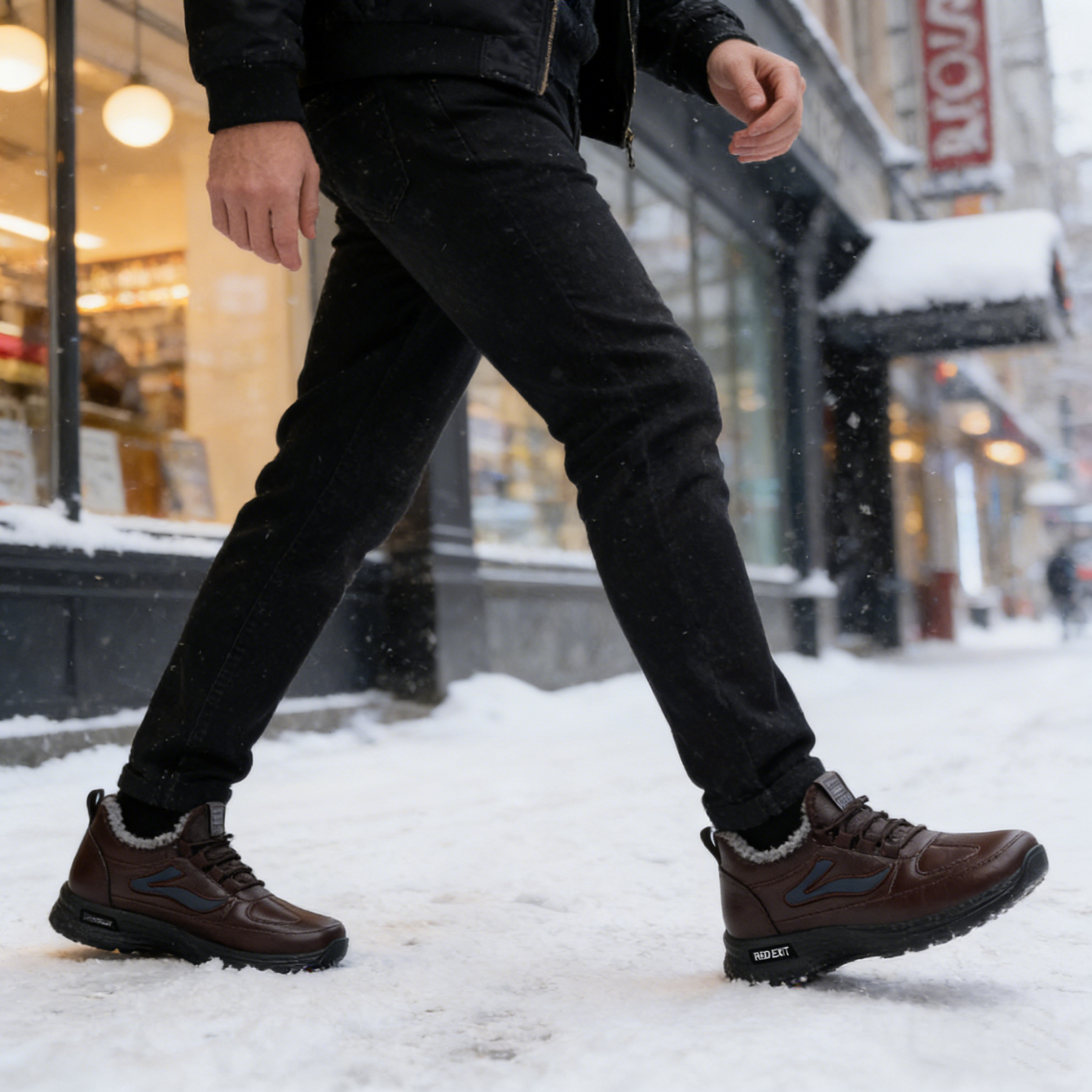 (🔥60% отстъпка днес - не пропускайте!) ⏰ Ергономичен дизайн - меки, удобни и топли кожени ботуши ✅ (Поддръжка на свода - незаменим аксесоар за зимата)