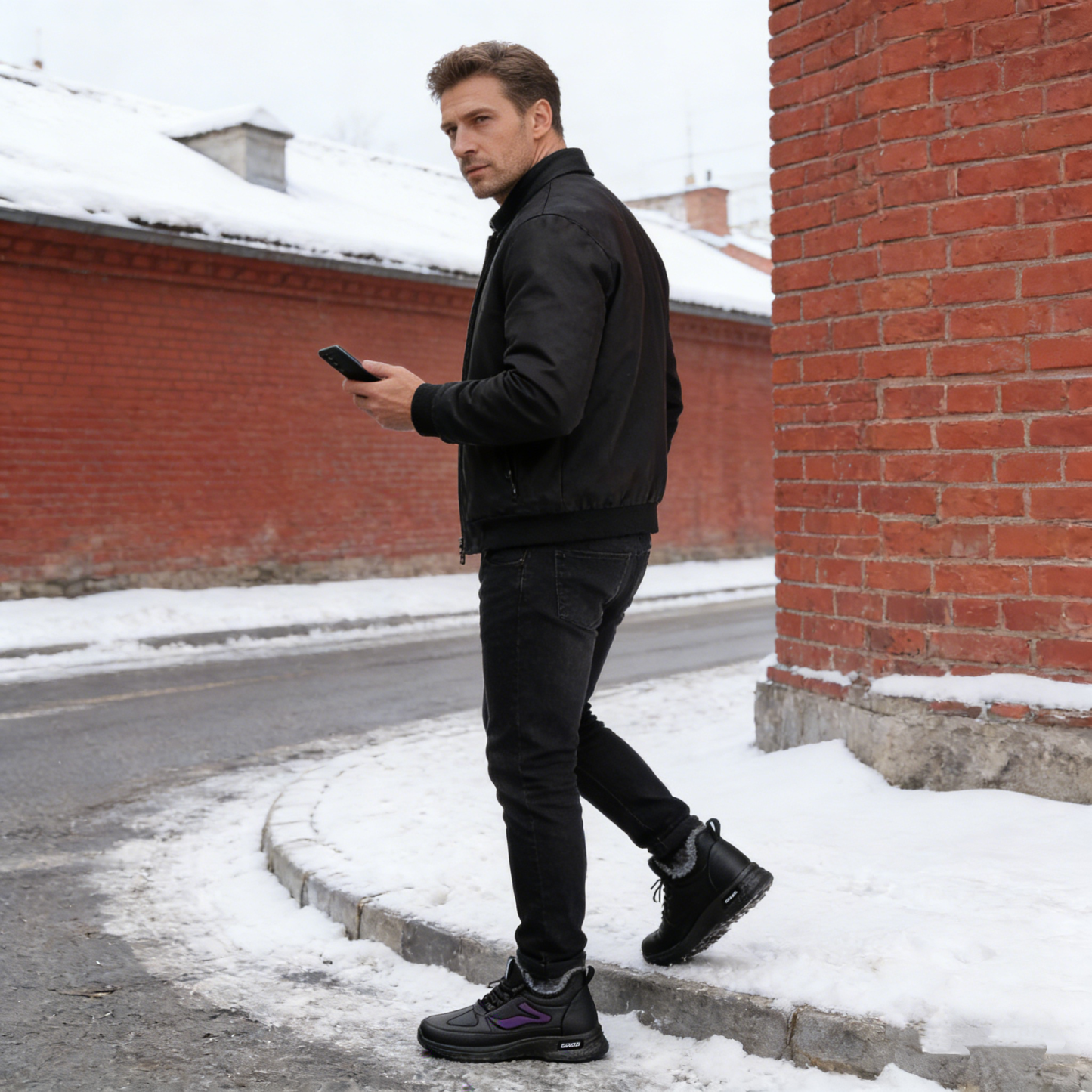 (🔥60% отстъпка днес - не пропускайте!) ⏰ Ергономичен дизайн - меки, удобни и топли кожени ботуши ✅ (Поддръжка на свода - незаменим аксесоар за зимата)