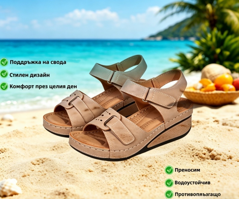 PANCALLS® | (🔥40% отстъпка днес - не пропускайте!) ⏰ Меки и удобни сандали от телешка кожа