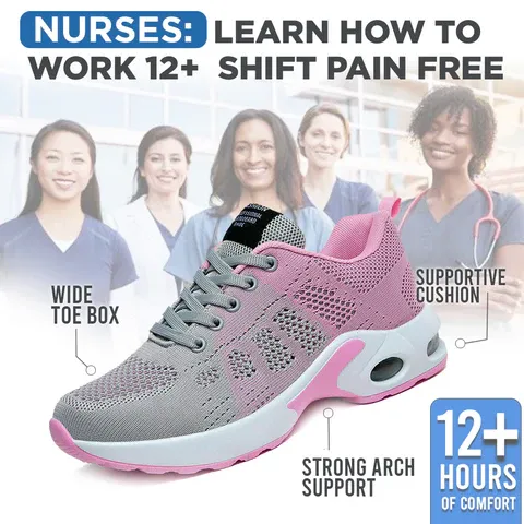 (🔥Днес с 40% отстъпка – не пропускайте!) ⏰Ергономични – меки и удобни ортопедични спортни обувки с въздушна възглавница✅ (поддръжка на свода, стабилна походка)