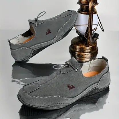 [🔥Ограничено време с 60% отстъпка, не го пропускайте🔥] 👞Ергономичен дизайн - меки и удобни италиански кожени обувки✅По-комфортни