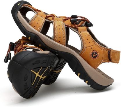 (🔥60% отстъпка днес - не го пропускайте) ⏰ Ергономичност --- меки и удобни сандали (подпората на свода улеснява ходенето)