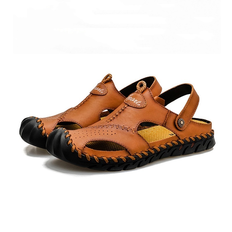 (🔥60% отстъпка днес - не го пропускайте) ⏰ Ергономичност --- Меки и удобни сандали от телешка кожа (поддръжката на свода улеснява ходенето)