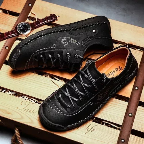 (🔥40% отстъпка днес - не пропускайте!) ⏰Ергономичен дизайн - меки и удобни ортопедични кожени обувки (поддържат свода на стъпалото, облекчават дискомфорта)