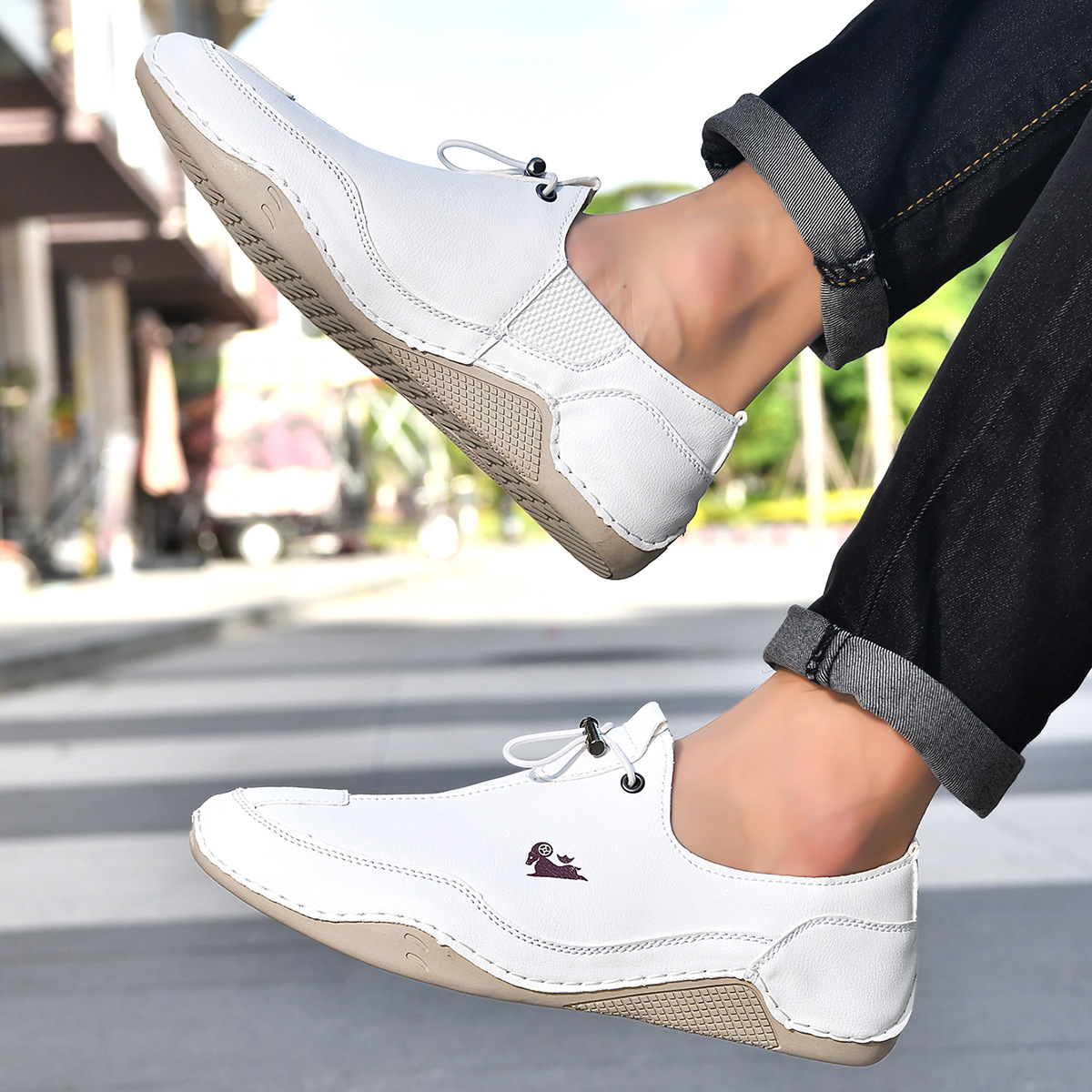 [🔥Ограничено време с 60% отстъпка, не го пропускайте🔥] 👞Ергономичен дизайн - меки и удобни италиански кожени обувки✅По-комфортни