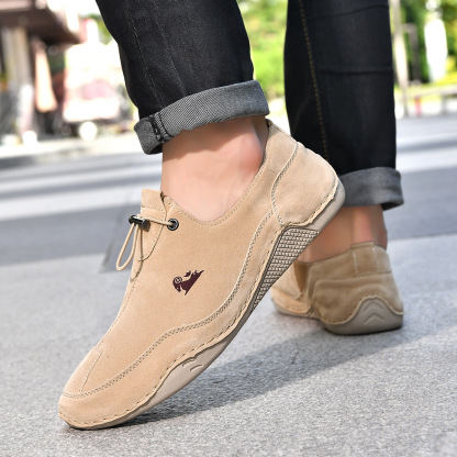 [🔥Ограничено време с 60% отстъпка, не го пропускайте🔥] 👞Ергономичен дизайн - меки и удобни италиански кожени обувки✅По-комфортни