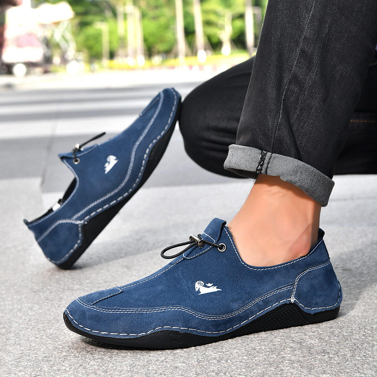 [🔥Ограничено време с 60% отстъпка, не го пропускайте🔥] 👞Ергономичен дизайн - меки и удобни италиански кожени обувки✅По-комфортни