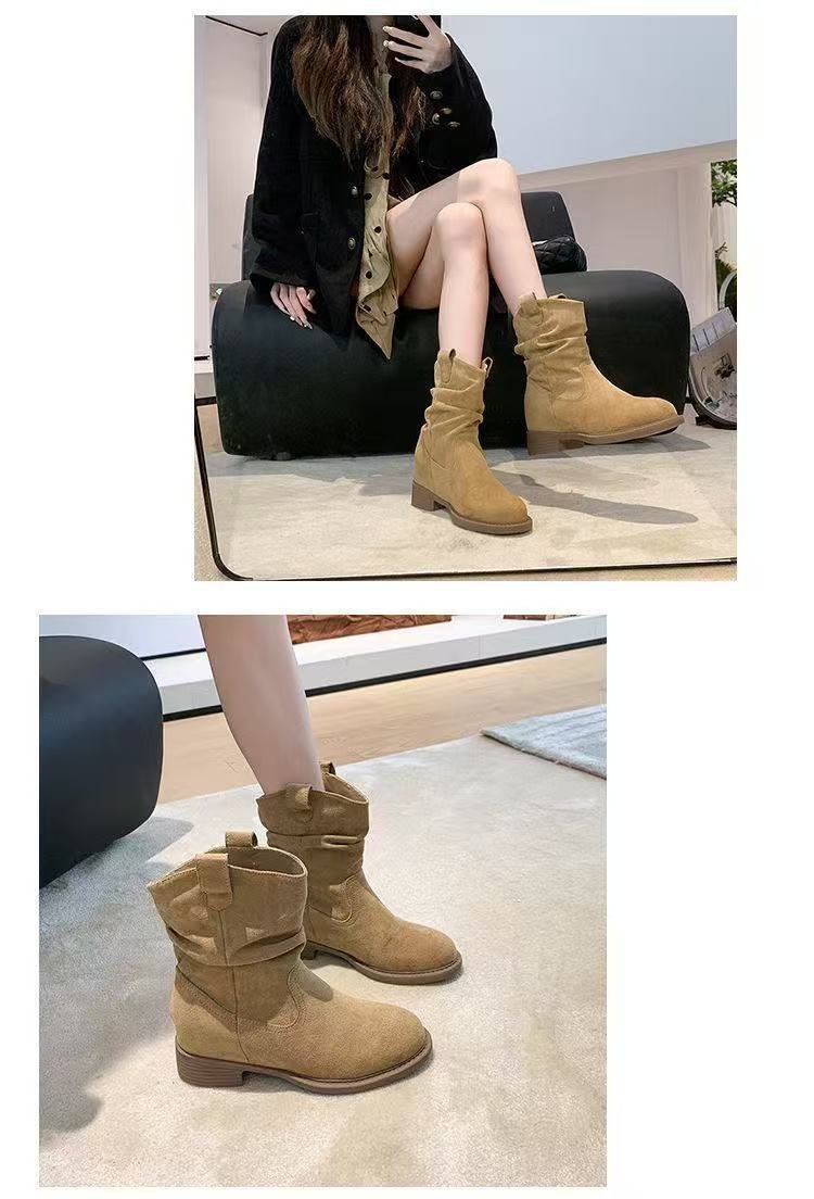 (🔥40% отстъпка днес - не пропускайте!)⏰ - Меки и удобни винтидж кожени ботуши (с опора за свода - улесняват ходенето)