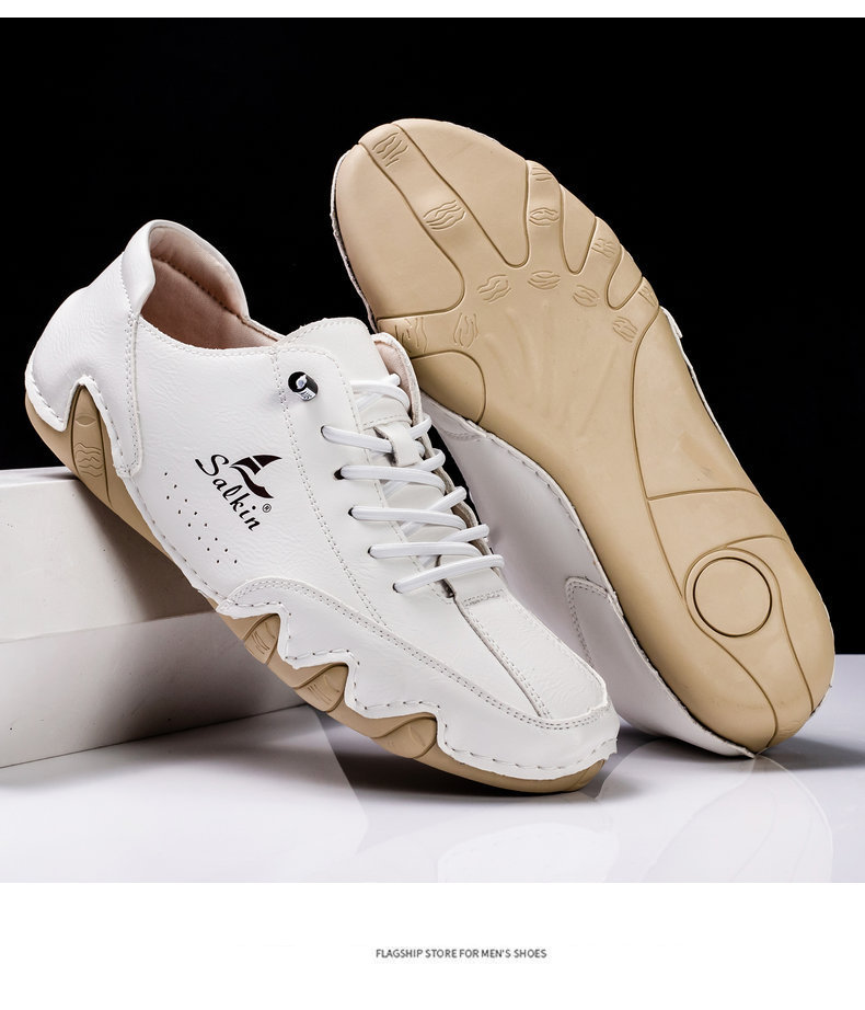 [🔥Ограничено време с 60% отстъпка, не го пропускайте🔥] 👞Ергономичен дизайн - меки и удобни италиански кожени обувки✅По-комфортни