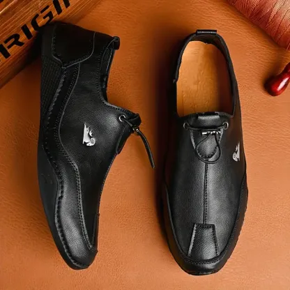 [🔥Ограничено време с 60% отстъпка, не го пропускайте🔥] 👞Ергономичен дизайн - меки и удобни италиански кожени обувки✅По-комфортни