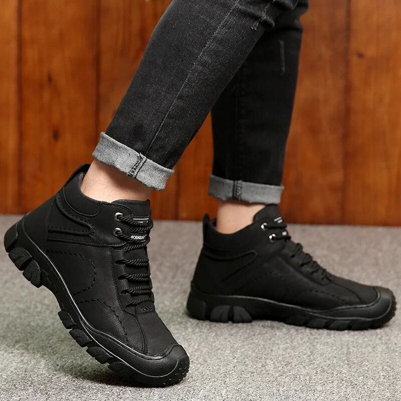 (🔥60% отстъпка днес - не пропускайте тази възможност)⏰ - Меки и удобни топли ботуши от винтидж кожа✅ (подпора на свода - задължителни за зимна топлина)