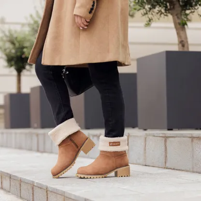 🎁[MA 60% KEDVEZMÉNY – NE HAGYJA KI] Ergonomikus kialakítású, meleg téli csizma - prémium bőr + téli polár bélés 👞