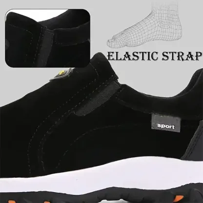 [🎉Разпродажба с ограничено време - 60% отстъпка, не я пропускайте] Меки и удобни немски мъжки велурени ортопедични обувки 👞Комфортно ходене и облекчаване на болката✅