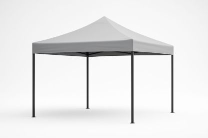 Tenda in Acciaio e Poliestere Grigio