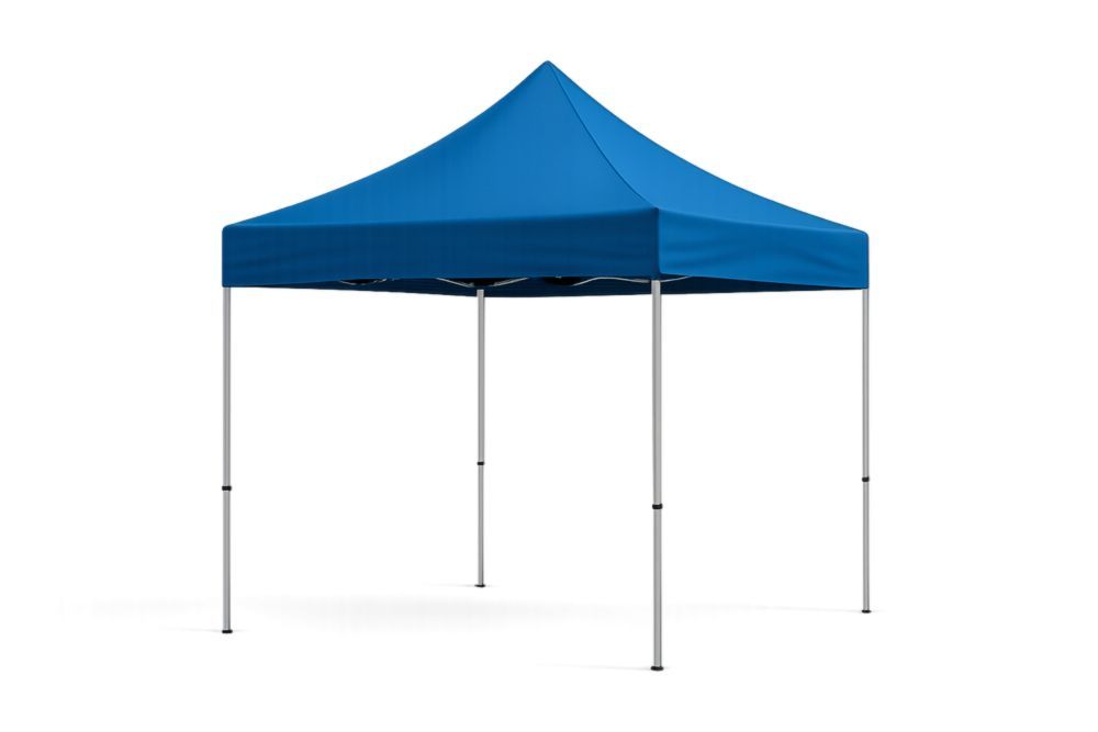 Tenda Pieghevole Alluminio Poliestere Blu