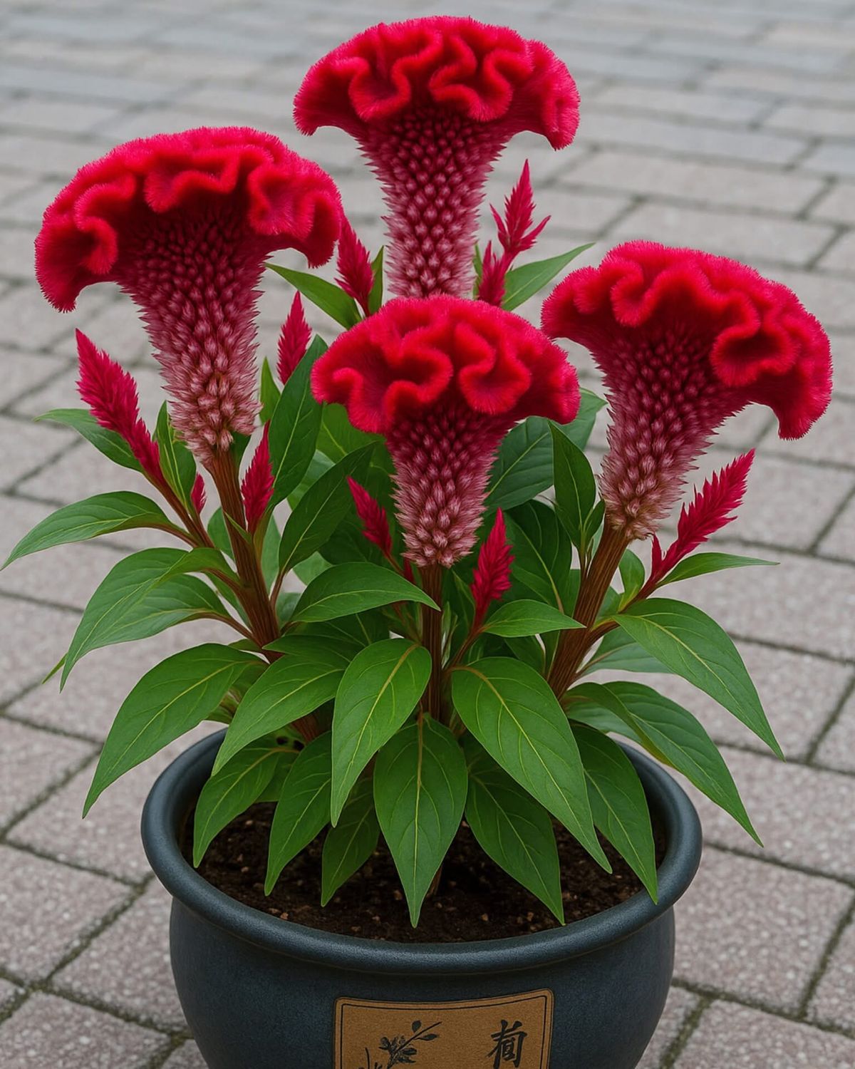 🔥Flame Bloom Čerstvý kohúti hrebeň