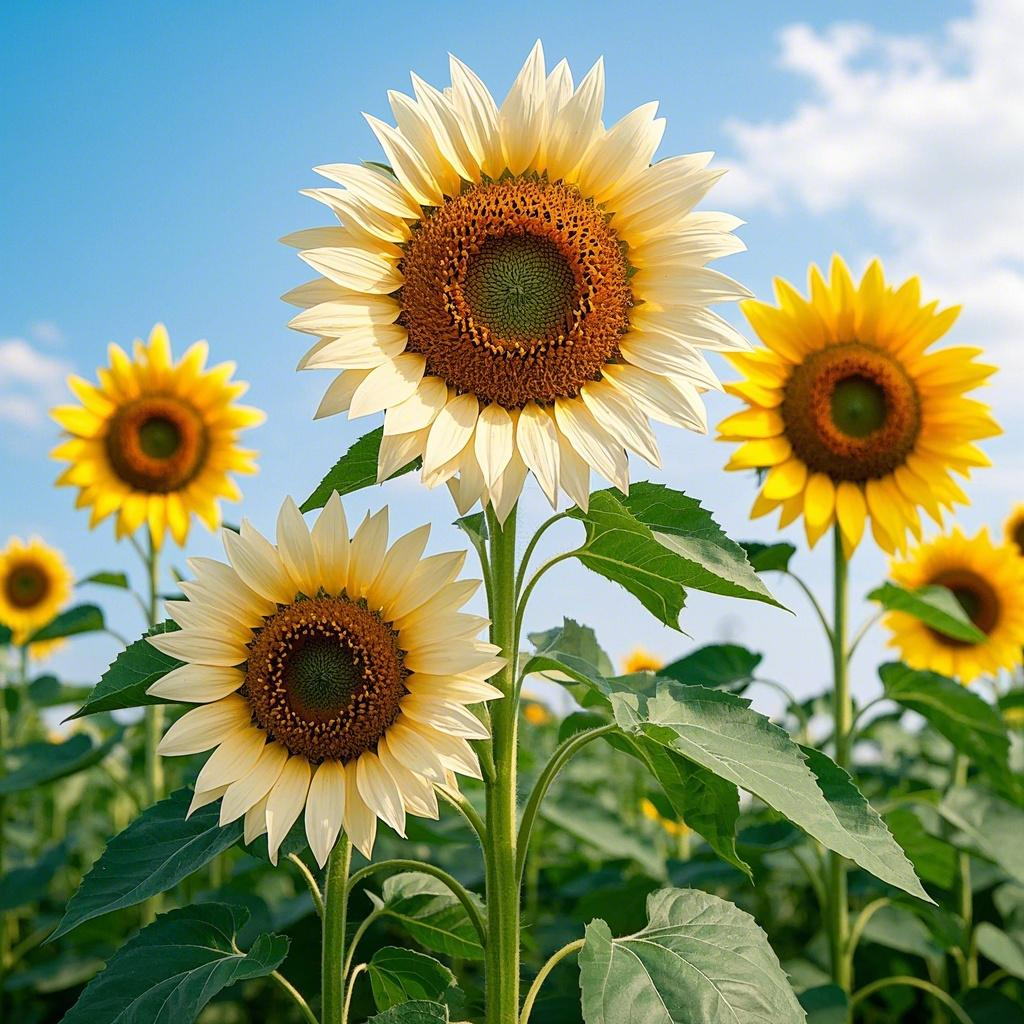 emienka slnečnice 'Sunlight Giant' – krémová farba