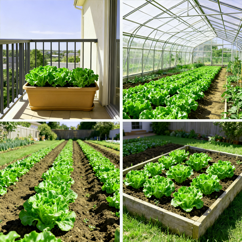 🌱 Grow Your Own Italian Lettuce from Seed — Crisp, Sweet & Easy to Harvest