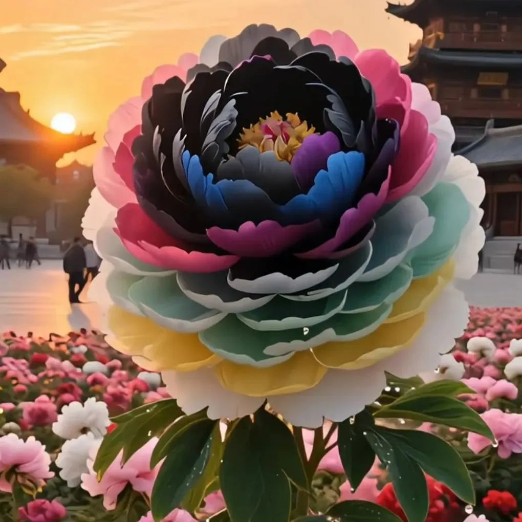 🌸 Prémiové farebné semená pivonky kráľovskej – Kráľovský klenot záhrady! 🌸