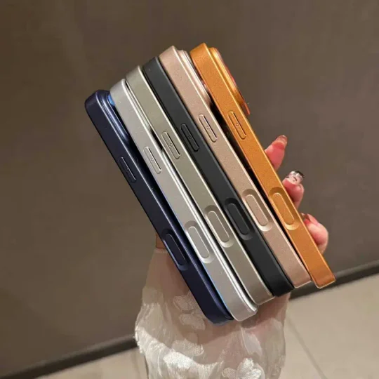 ✨Új, luxus matt, fémes hatású, MagSafe-kompatibilis, 🎉ütésálló védőtok iPhone sorozathoz