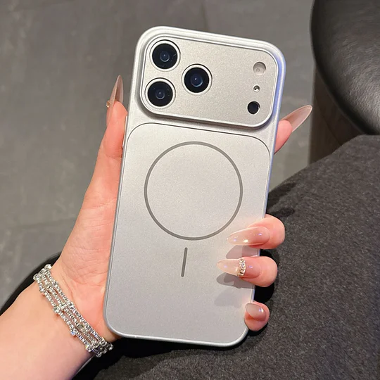 ✨Új, luxus matt, fémes hatású, MagSafe-kompatibilis, 🎉ütésálló védőtok iPhone sorozathoz