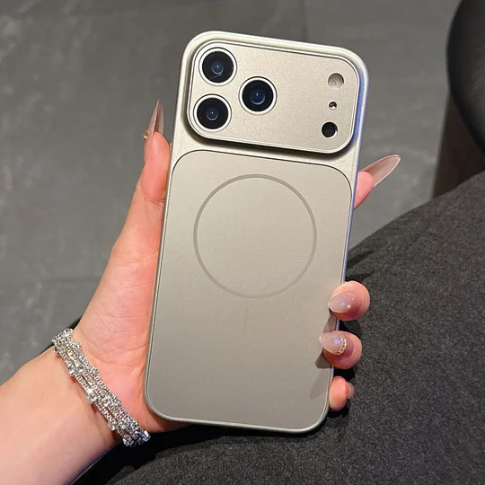 ✨Új, luxus matt, fémes hatású, MagSafe-kompatibilis, 🎉ütésálló védőtok iPhone sorozathoz