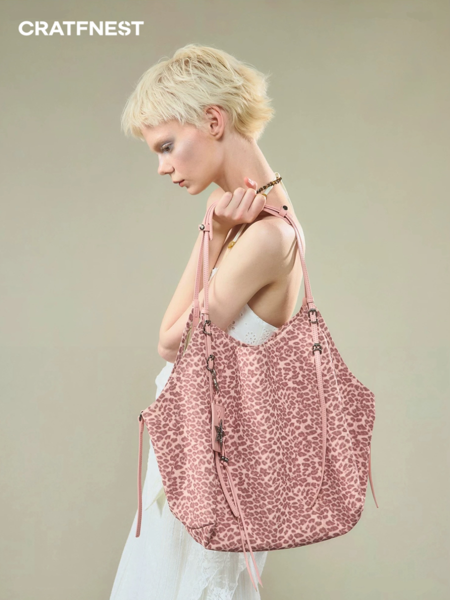 Velká leopardí taška přes rameno