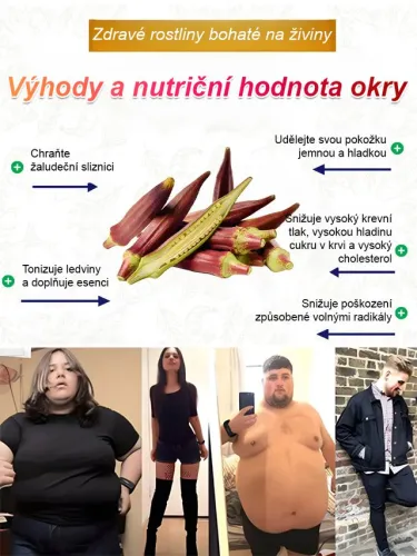 Vysoce výnosná semena červené okry odolná vůči chladu a suchu – AKCE 1+1 ZDARMA a DOPRAVA DOMŮ!