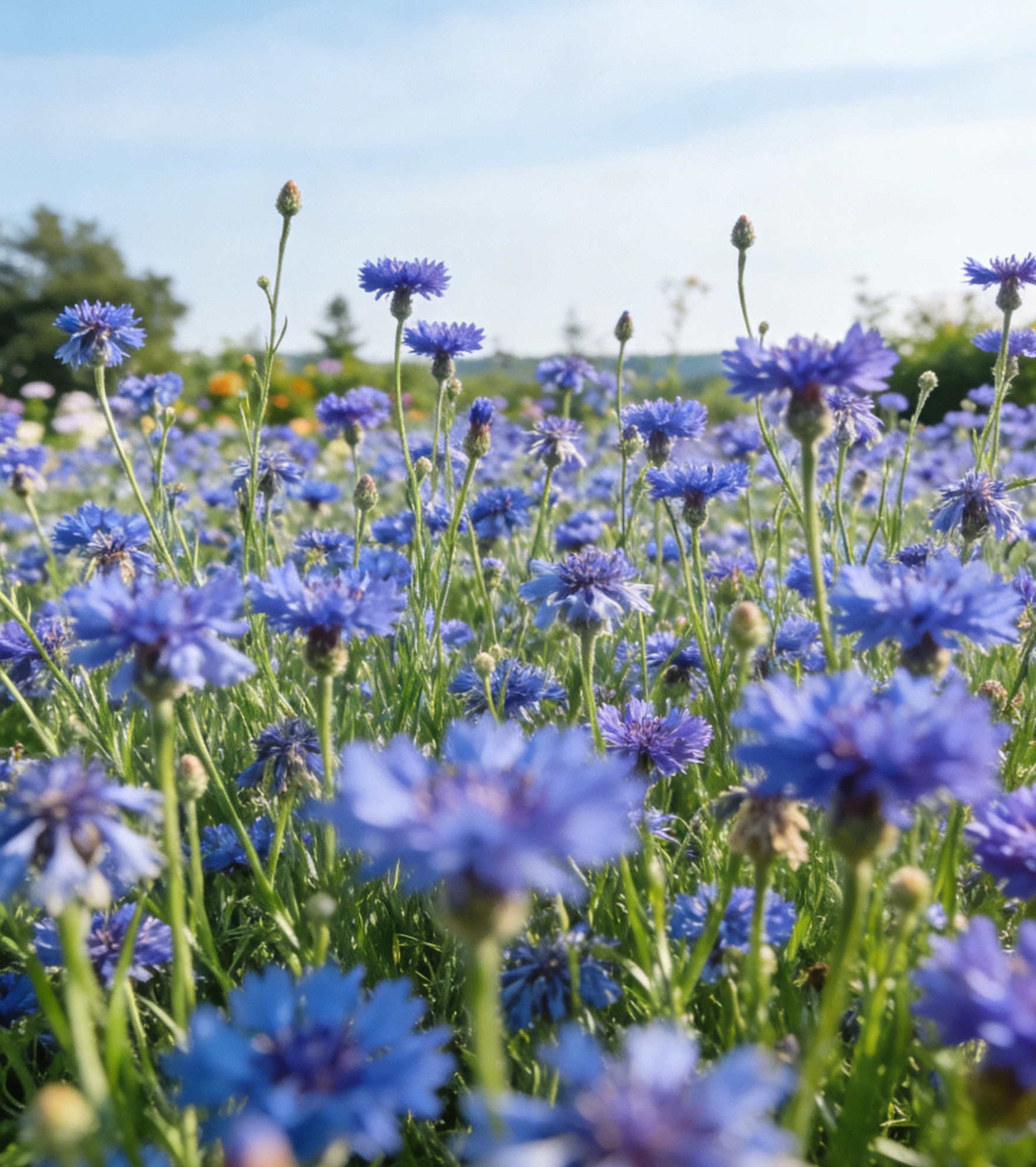 Semena chrpy pro zahrady, kvetoucí po celou sezónu