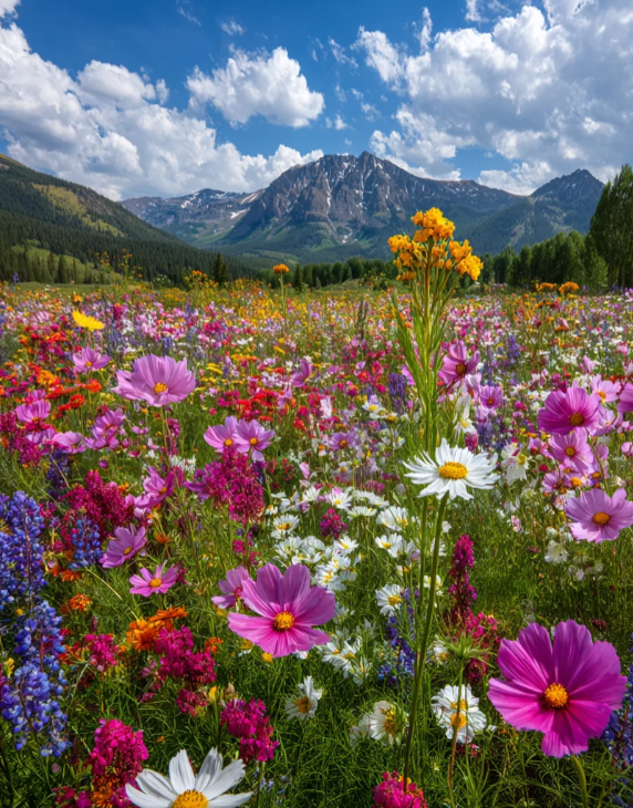 🌸 Barevná směs květin – jeden balíček, moře květů na celou sezónu!