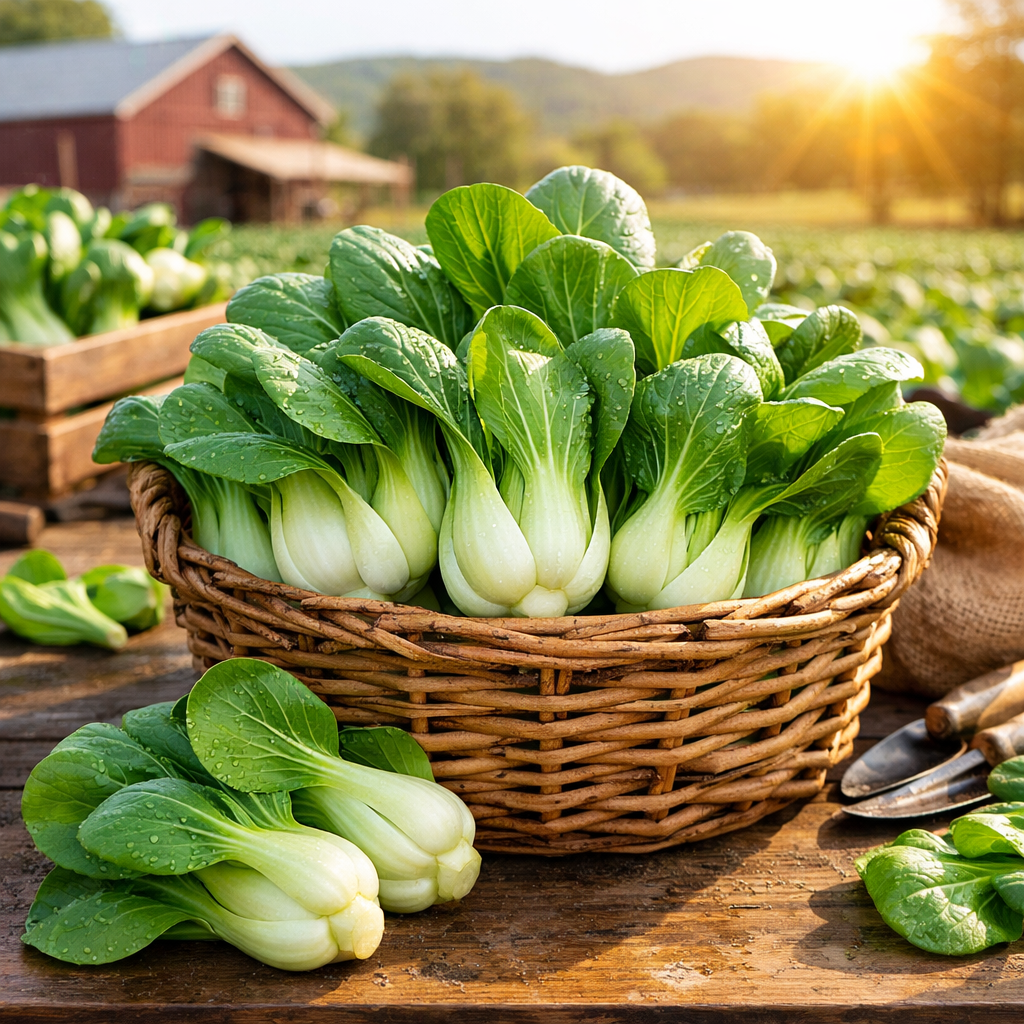 🥬 Semena Pak Choi (Shanghai Green) – rychle rostoucí, křehká a chutná listová zelenina 🌱