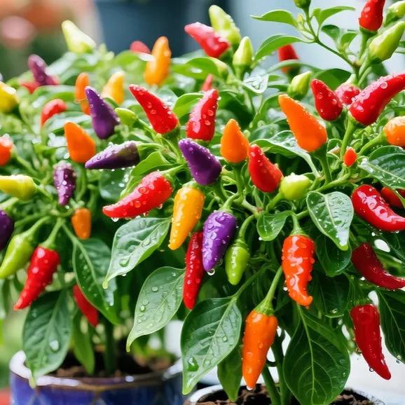🌶️ BIO semena barevných chilli papriček – 100% přírodní, bez GMO