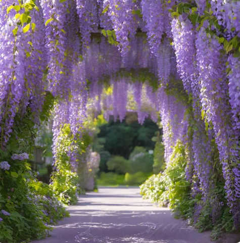 🌸 Vistárie – kaskádová krása zahrady po celý rok