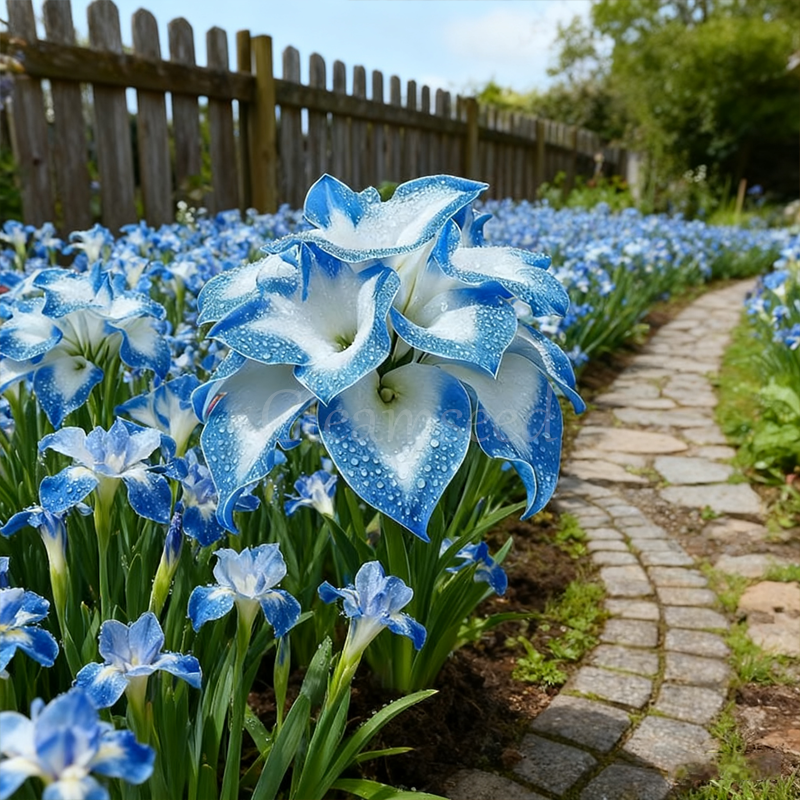 ❄️ Rare new variety Ice Blue Calla Lily bulbs 💙 - Easy to grow, cold and heat resistant