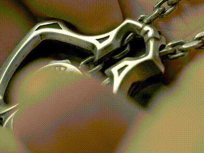 🔥 Ručně vyrobený mechanický přívěsek „Space Shuttle“ – náhrdelník s ozubenými koly 🚀