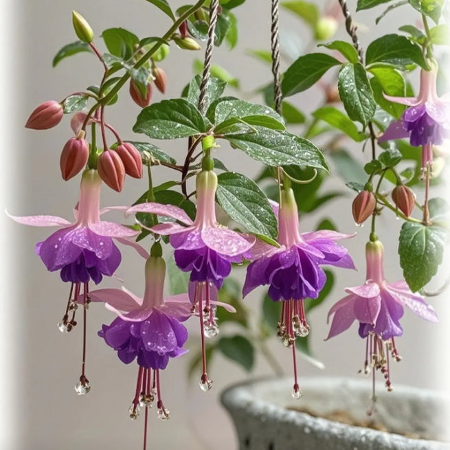 🔥 Odolná vytrvalá semena květin 🌺 Převislá fuchsie – snová kaskáda splývavých květů ✨