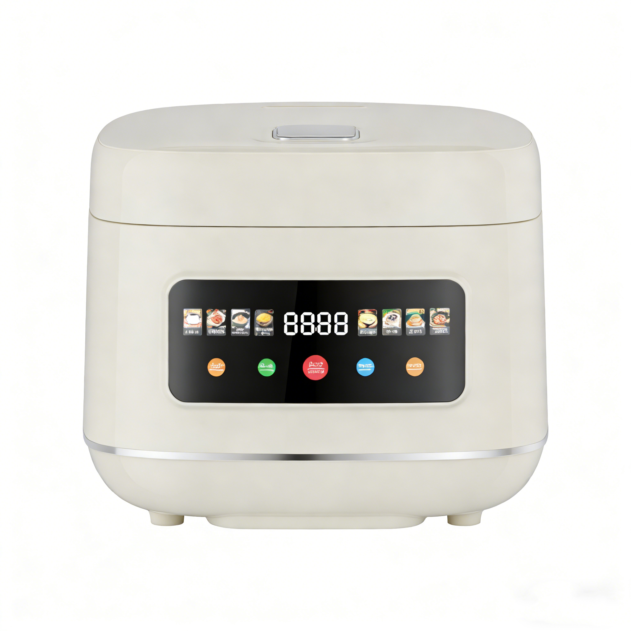 5-liter household electric rice cooker with large capacity and multiple functions.