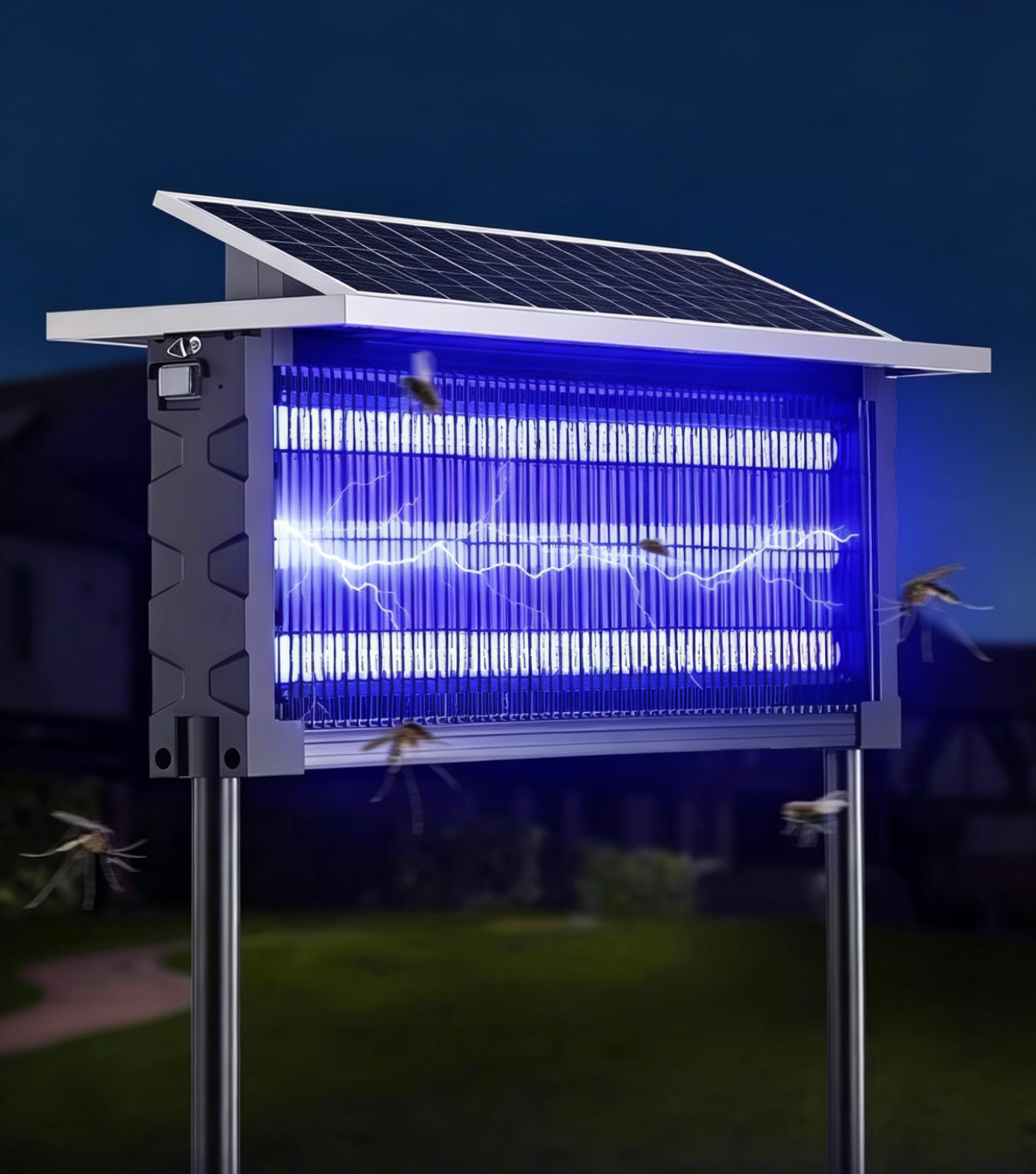 Outdoor Waterproof UV Mosquito Killer Lamp | Electric Bug Zapper for Patio & Garden