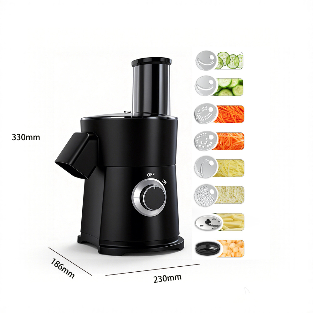 Multifunctional Electric Cheese and Vegetable Slicer and Shredder