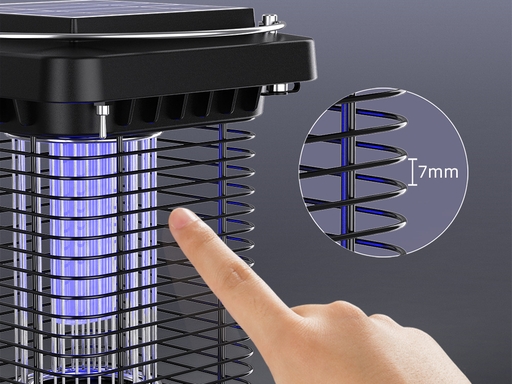 Solar-powered mosquito killer lamp