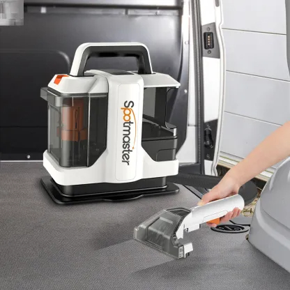 Portable carpet cleaning machine