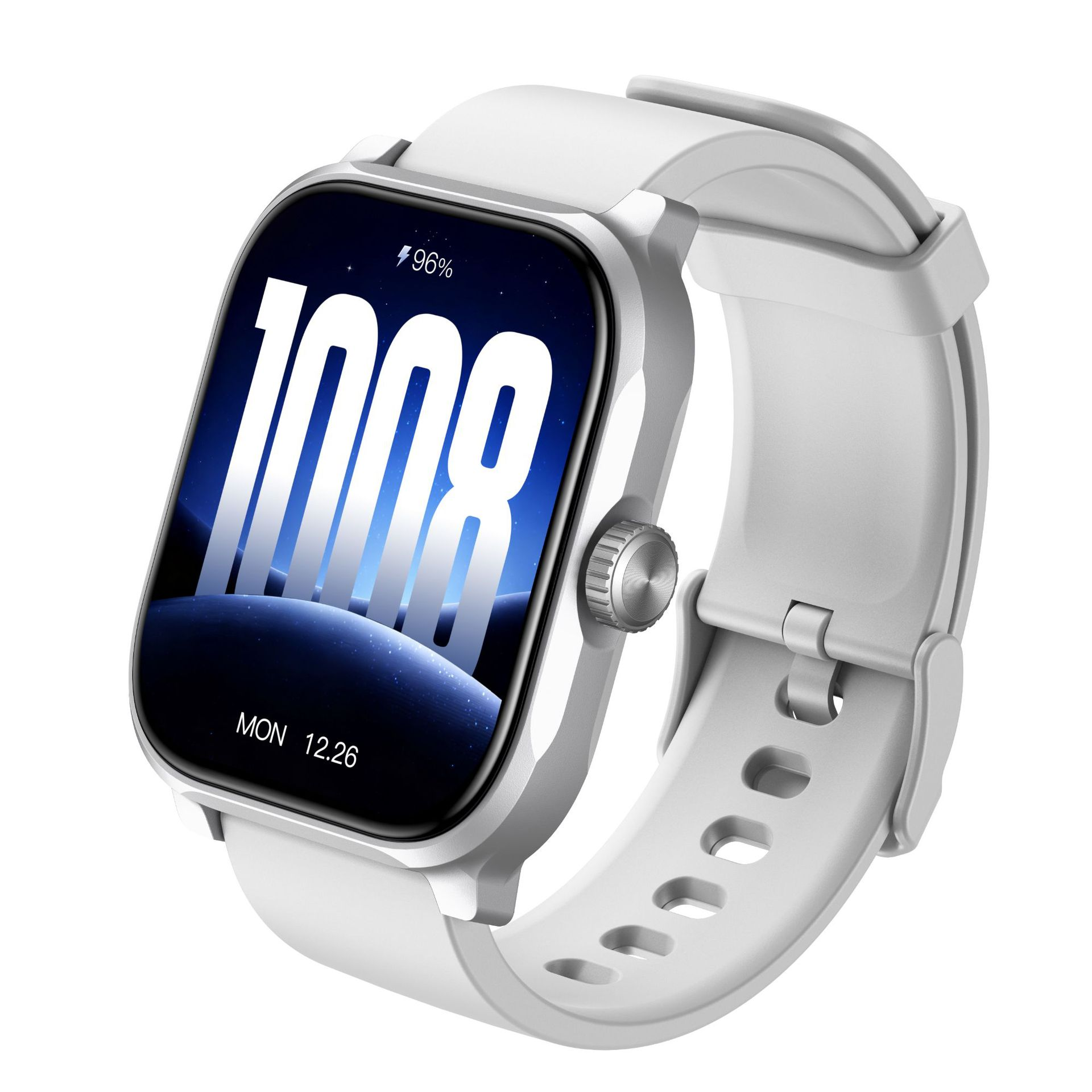 New 1.96" HD Full Touch Smart Watch | Durable Mechanical Rotary Button, All-Day Health Tracking & Sports Companion